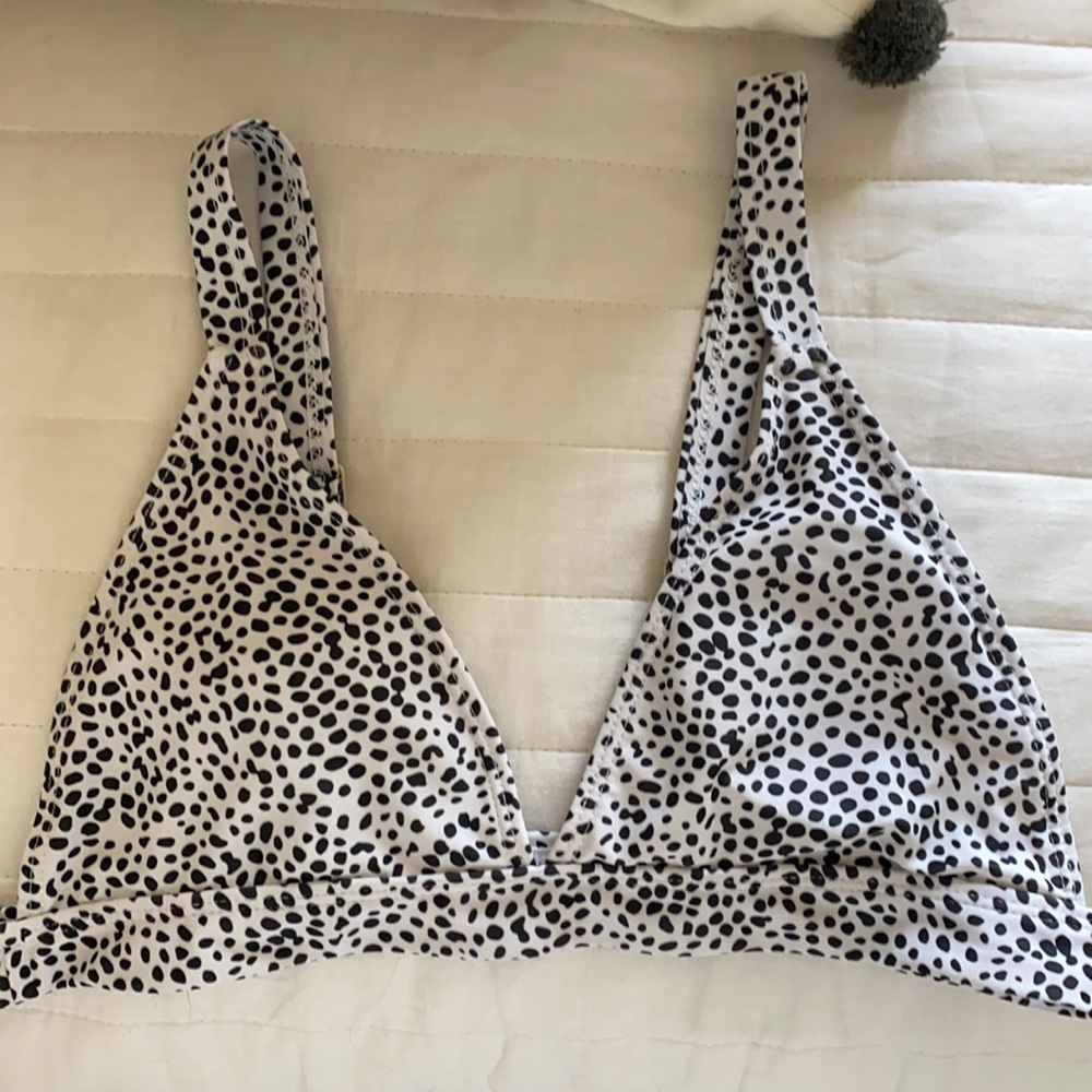 Dalmatian Bikini Top
